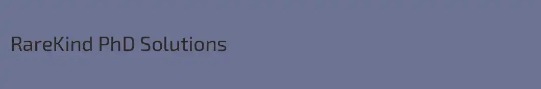 RareKind PhD Solutions